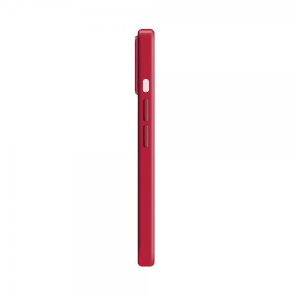 Xqisit iPhone 14 -silikonisuojakuori, punainen