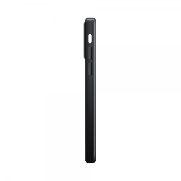 Xqisit iPhone 14 silikonikuori, musta
