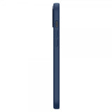 Spigen iPhone 14 -suojakuori Silicone Fit MagFit Navy Blue