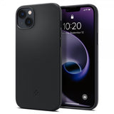 Spigen iPhone 14 -suojakuori Silicone Fit MagFit, musta