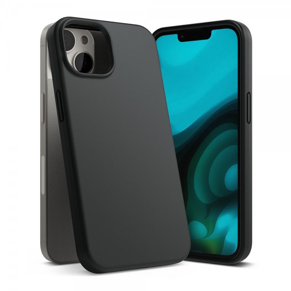 Ringke iPhone 14 silikonikuori, musta
