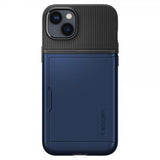 Spigen iPhone 14 -suojakotelo Slim Armor CS, Navy Blue
