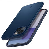 Spigen iPhone 14 -suojakuori Thin Fit Navy Blue