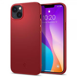 Spigen iPhone 14 Kuori Thin Fit Punainen