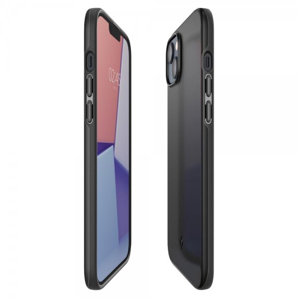 Spigen iPhone 14 -suojakuori Thin Fit Musta