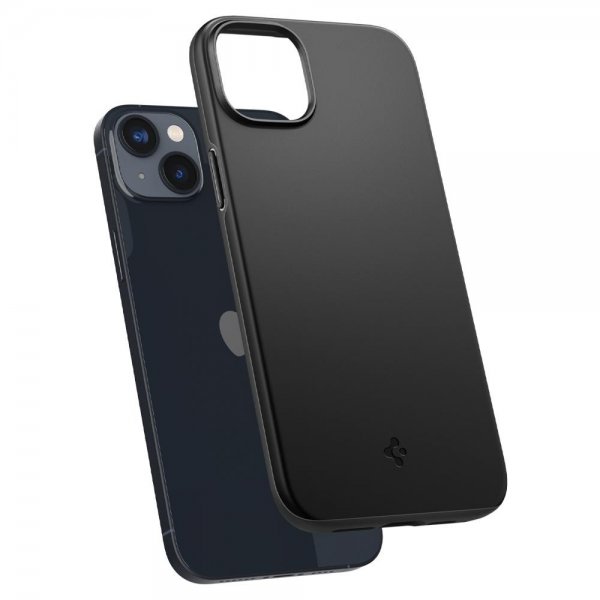 Spigen iPhone 14 -suojakuori Thin Fit Musta
