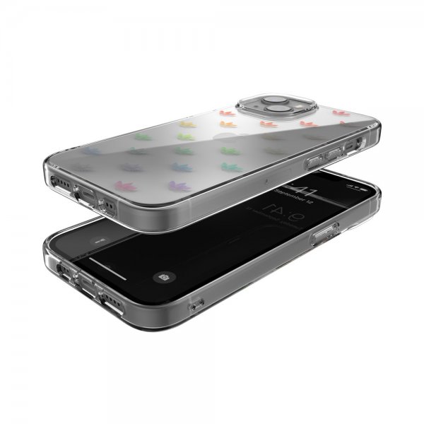 Adidas iPhone 14 -suojakuori Trefoil Clear Case Läpinäkyvä