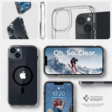Spigen iPhone 14 Suojakuori Ultra Hybrid MagFit Musta
