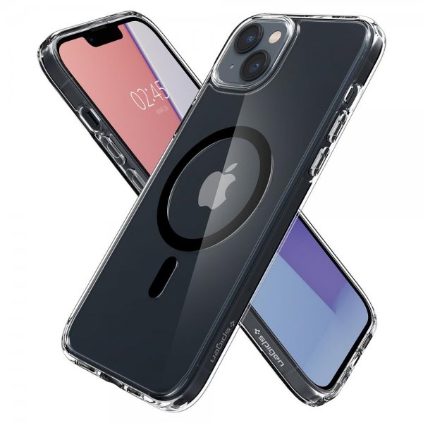 Spigen iPhone 14 Suojakuori Ultra Hybrid MagFit Musta