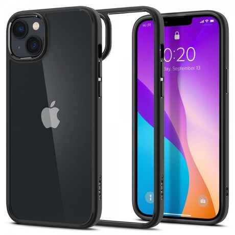 Spigen iPhone 14 -suojakuori, Ultra Hybrid, mattamusta