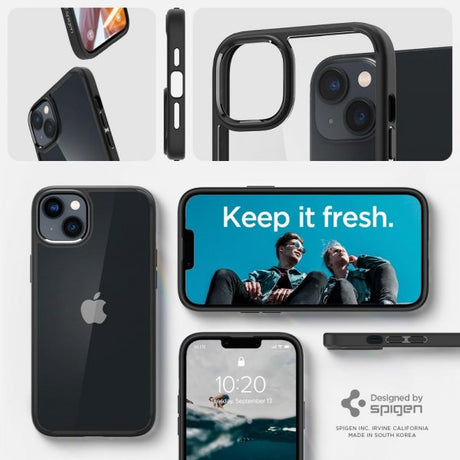 Spigen iPhone 14 -suojakuori, Ultra Hybrid, mattamusta