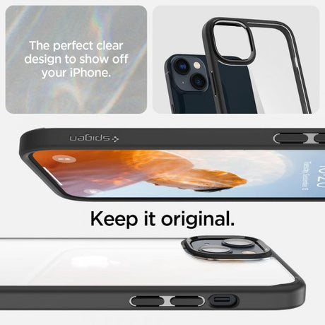 Spigen iPhone 14 -suojakuori, Ultra Hybrid, mattamusta