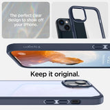 Spigen iPhone 14 Ultra Hybrid -suojakuori, laivastonsininen