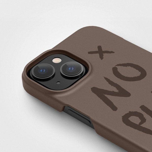 agood company iPhone 14 Kuori Kasvipohjainen No Plastic Earth Brown