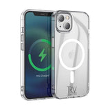 Rvelon iPhone 14 -kuori TPU MagSafe Läpinäkyvä