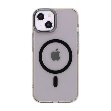 Rvelon iPhone 13/iPhone 14 Kuori MagSafe Musta Läpinäkyvä