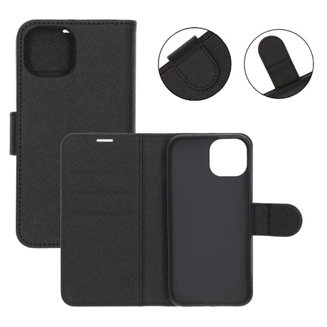 iPhone 15 Kotelo telineellä Musta