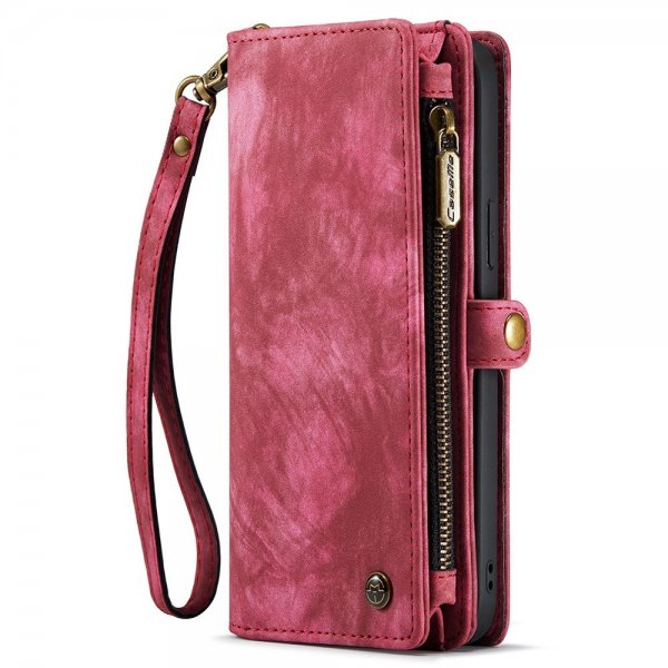 CaseMe iPhone 15 Kotelo 008 Series Irrotettava Kuori Punainen