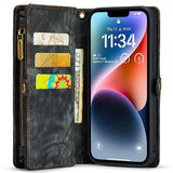 CaseMe iPhone 15 Fodral 008 Series Irrotettava Kuori Musta