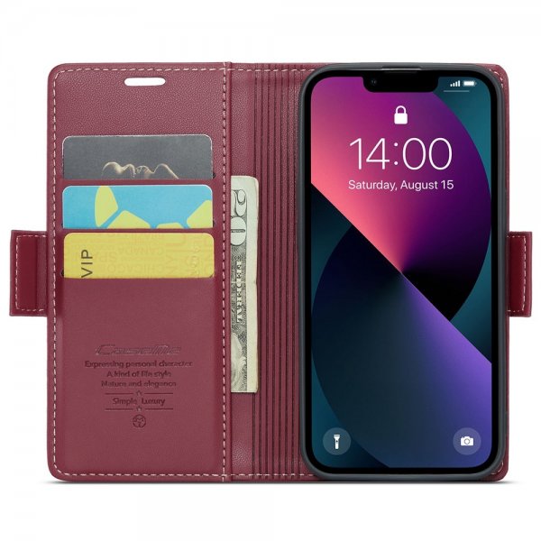 CaseMe iPhone 15 -suojakotelo, 023-sarja, punainen