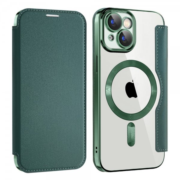 iPhone 15 -kotelo MagSafella, vihreä