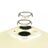 PanzerGlass iPhone 15/iPhone 15 Plus kamerasuojat Hoops keltainen