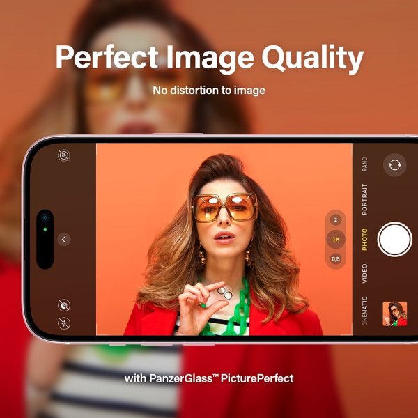 PanzerGlass iPhone 15/iPhone 15 Plus Kameran suojalasi PicturePerfect