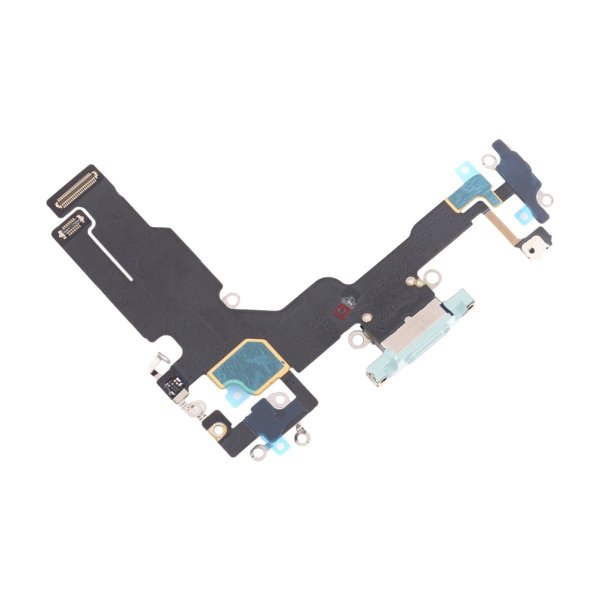 iPhone 15 latausliitin joustokaapelilla - Sininen