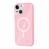 iPhone 15 Kuori glitter MagSafe Vaaleanpunainen