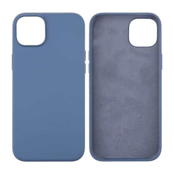Rvelon iPhone 15 -silikonikuori, sininen