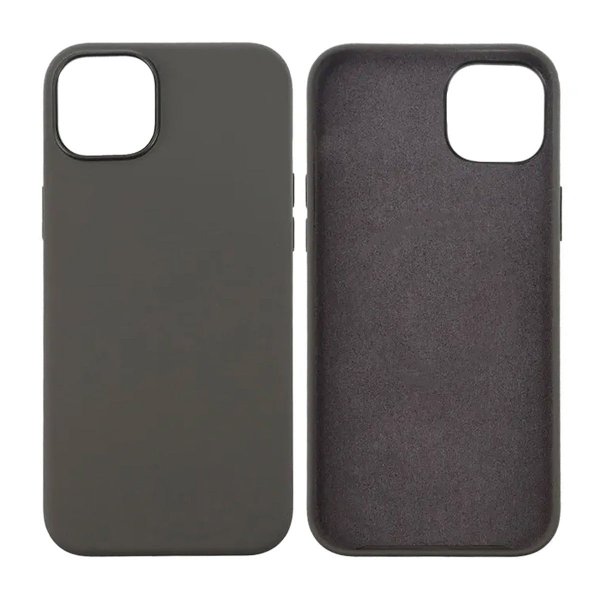 Rvelon iPhone 15 Silikonikuori Harmaa