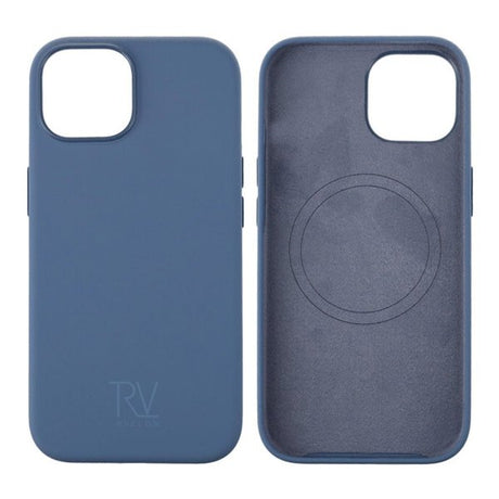 Rvelon iPhone 15 Silikonkuori MagSafe Tummanvihreä
