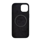 Rvelon iPhone 15 Silikonikuori MagSafella, musta
