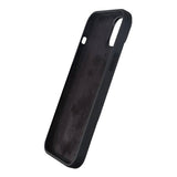 Rvelon iPhone 15 Silikonikuori Musta