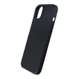 Rvelon iPhone 15 Silikonikuori Musta