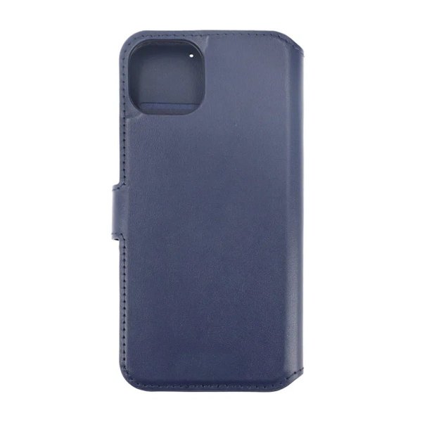 Rvelon iPhone 15 Kotelo Aitoa Nahkaa Sininen