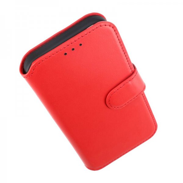 Rvelon iPhone 15 -kotelo, aitoa nahkaa, punainen