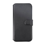 Rvelon iPhone 15 Kotelo Aito Nahka Musta
