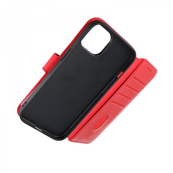 Rvelon iPhone 15 Kotelo Magneettisesti Irrotettava Kuori Punainen