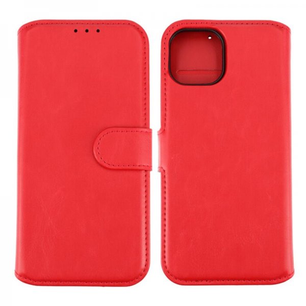 Rvelon iPhone 15 Kotelo Magneettisesti Irrotettava Kuori Punainen