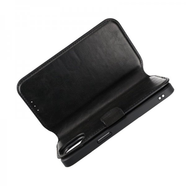 Rvelon iPhone 15 Kotelo Magneettisesti Irrotettava Kuori Musta