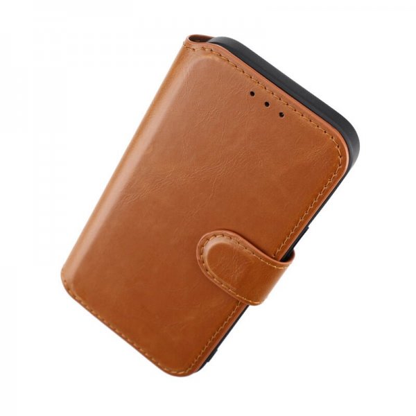 Rvelon iPhone 15 Kotelo 4 Korttipaikkaa MagSafe Ruskea
