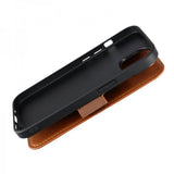 Rvelon iPhone 15 Kotelo 4 Korttipaikkaa MagSafe Ruskea