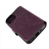 Rvelon iPhone 15 -kotelo 4 korttipaikkaa MagSafe violetti