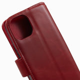 Nordic Covers iPhone 15 Plus Essential Leather -suojakotelo, Poppy Red