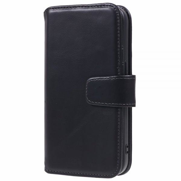 Nordic Covers iPhone 15 Plus -suojakotelo Essential Leather Raven Black