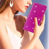 iPhone 15 Plus Suojakuori Glitter Magenta