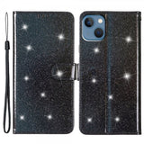 iPhone 15 Plus Suojakuori Glitter Musta