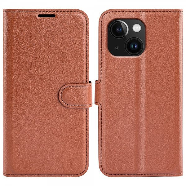 iPhone 15 Plus Litsi-ruskea Kotelo