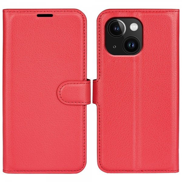 iPhone 15 Plus Litsi Punainen Suojakuori